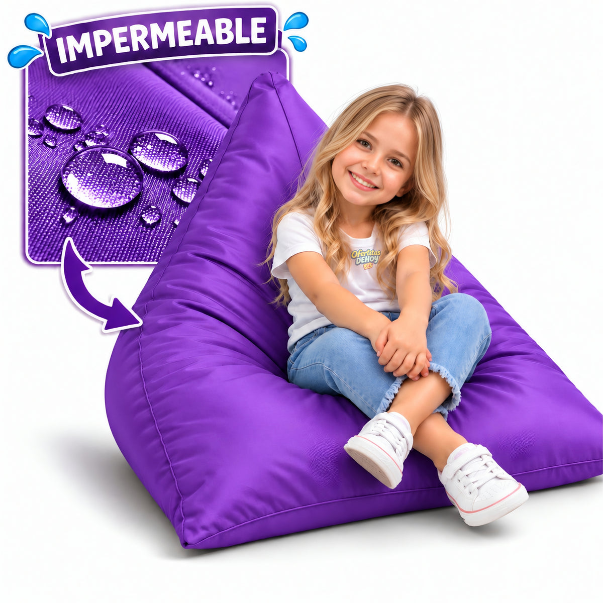 PUFF PIRÁMIDE KIDS IMPERMEABLE
