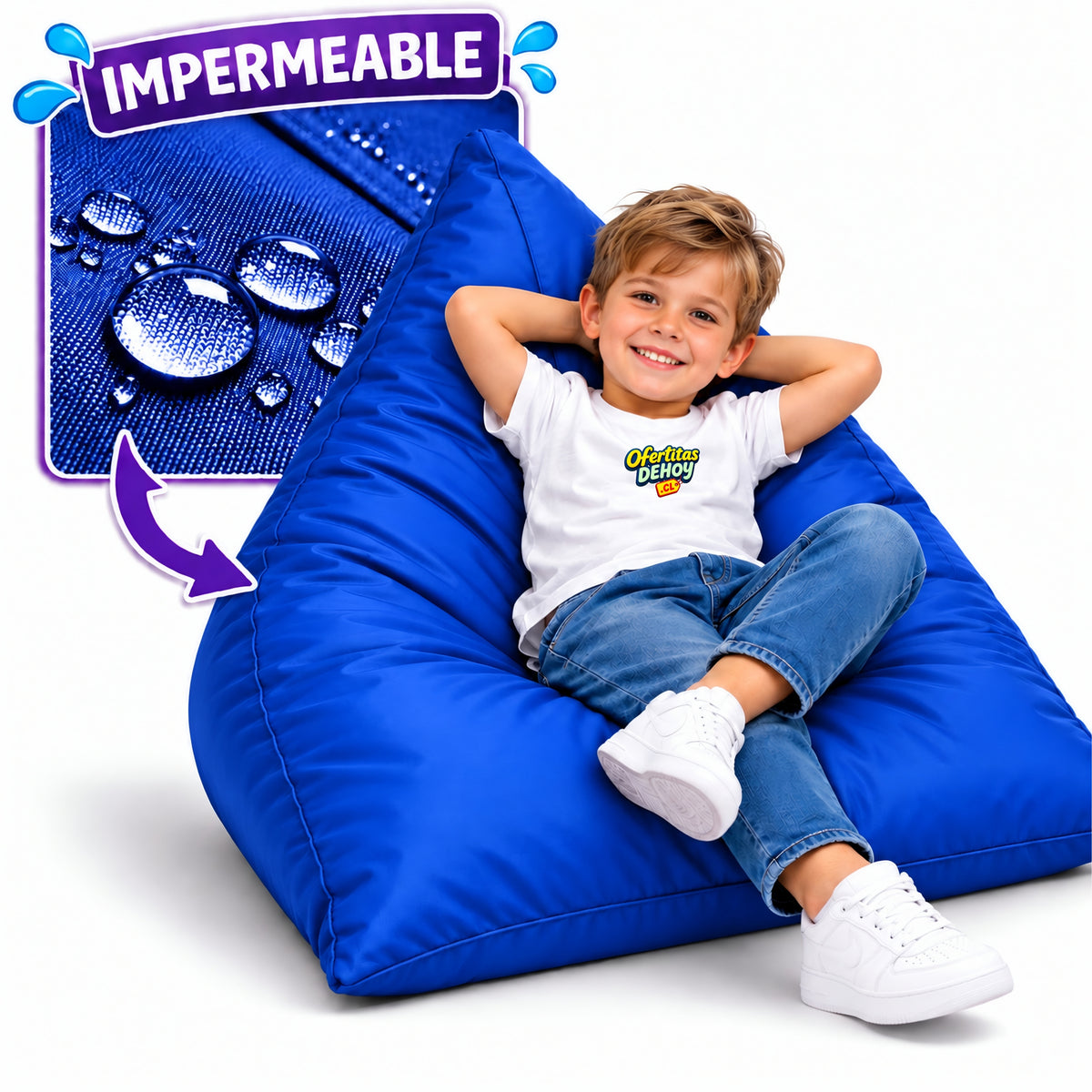 PUFF PIRÁMIDE KIDS IMPERMEABLE