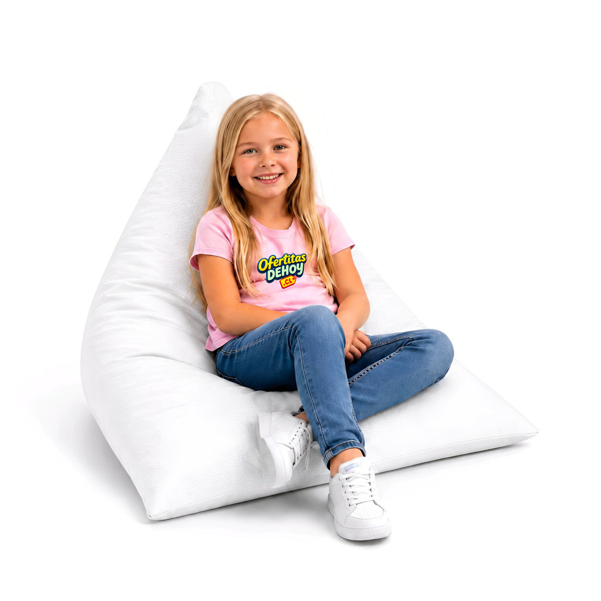 PUFF PIRAMIDE KIDS CUERO