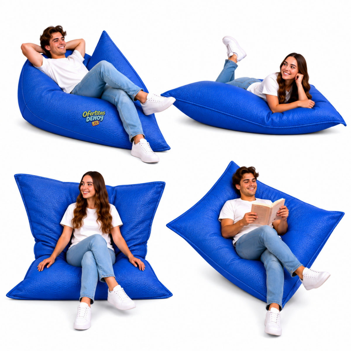 PUFF MULTIFORMA ECOCUERO (granulado)