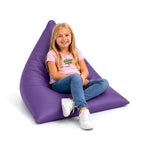 PUFF PIRÁMIDE KIDS CUERO (PERLA)