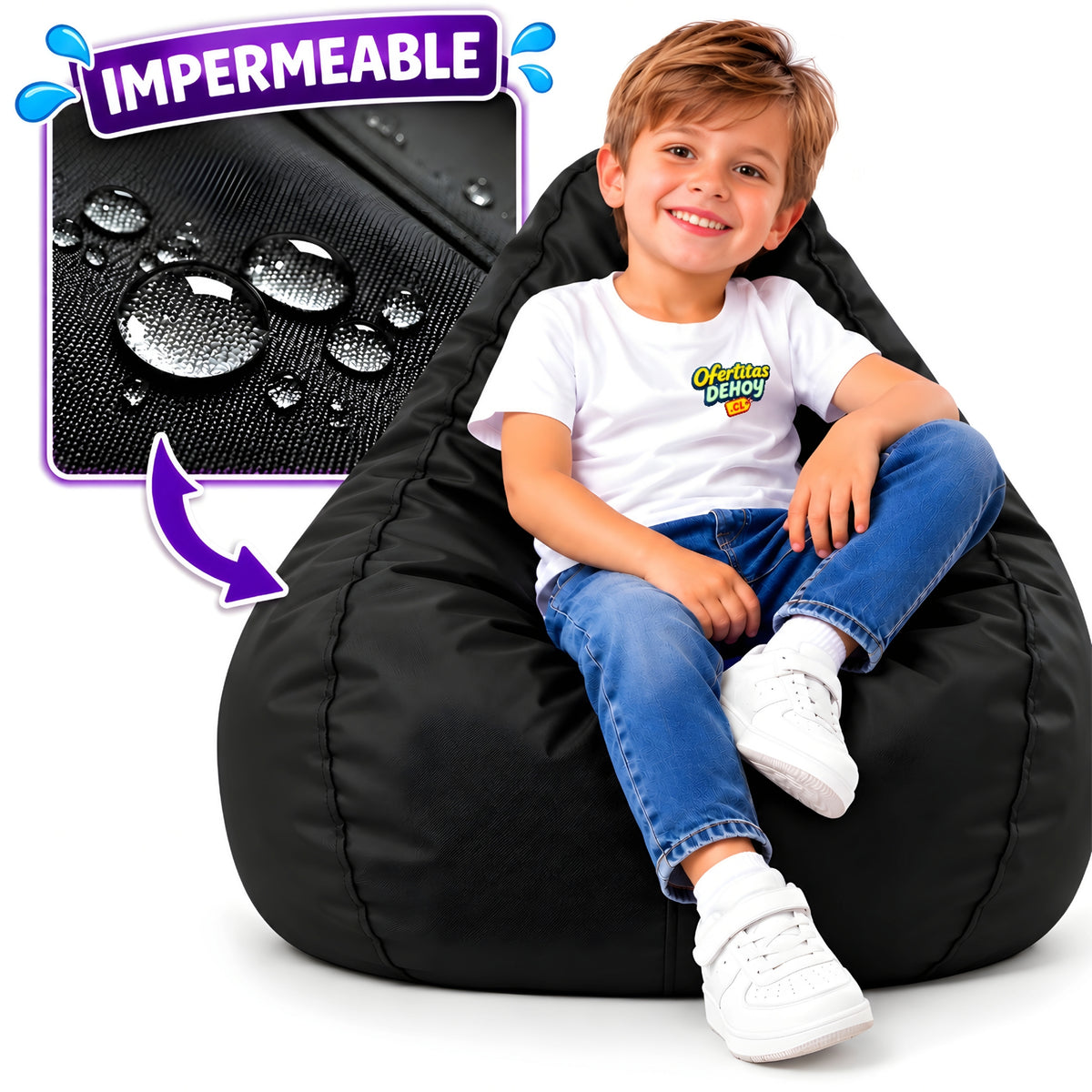 PUFF PERA KIDS IMPERMEABLE (granulado)