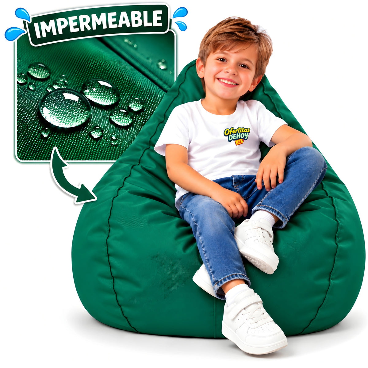 PUFF PERA KIDS IMPERMEABLE (granulado)