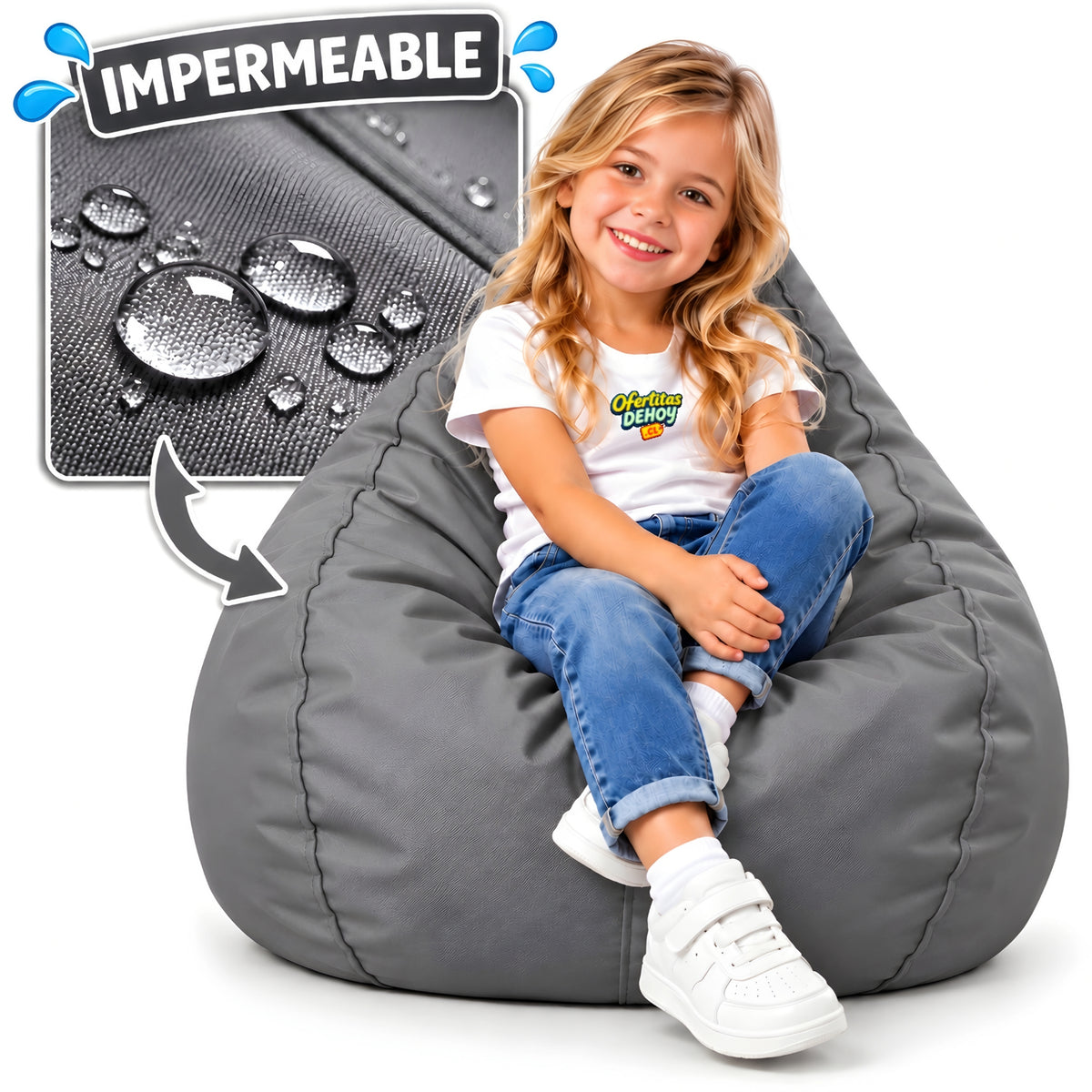 PUFF PERA KIDS IMPERMEABLE (granulado)