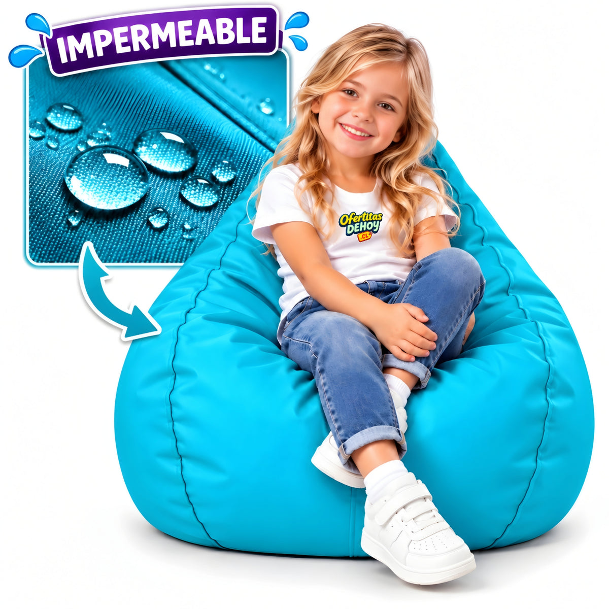 PUFF PERA KIDS IMPERMEABLE (granulado)
