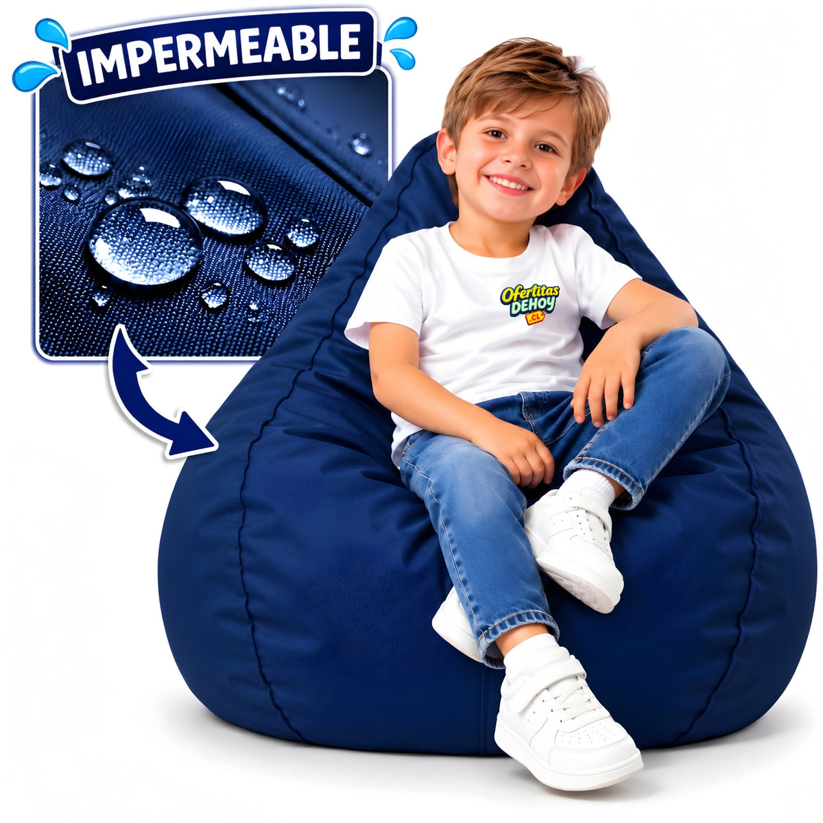 PUFF PERA KIDS IMPERMEABLE (granulado)