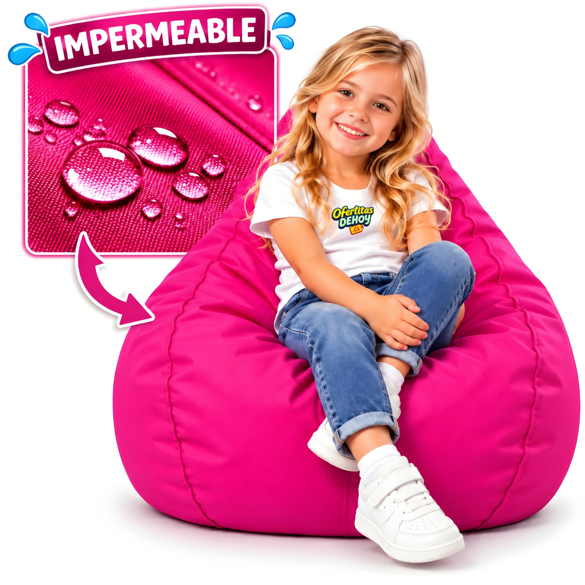 PUFF PERA KIDS IMPERMEABLE (granulado)