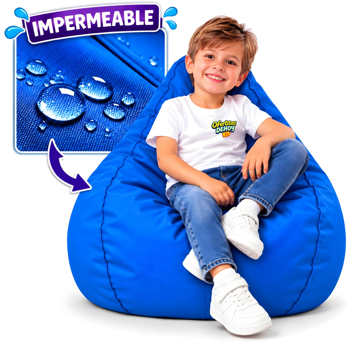 PUFF PERA KIDS IMPERMEABLE (granulado)